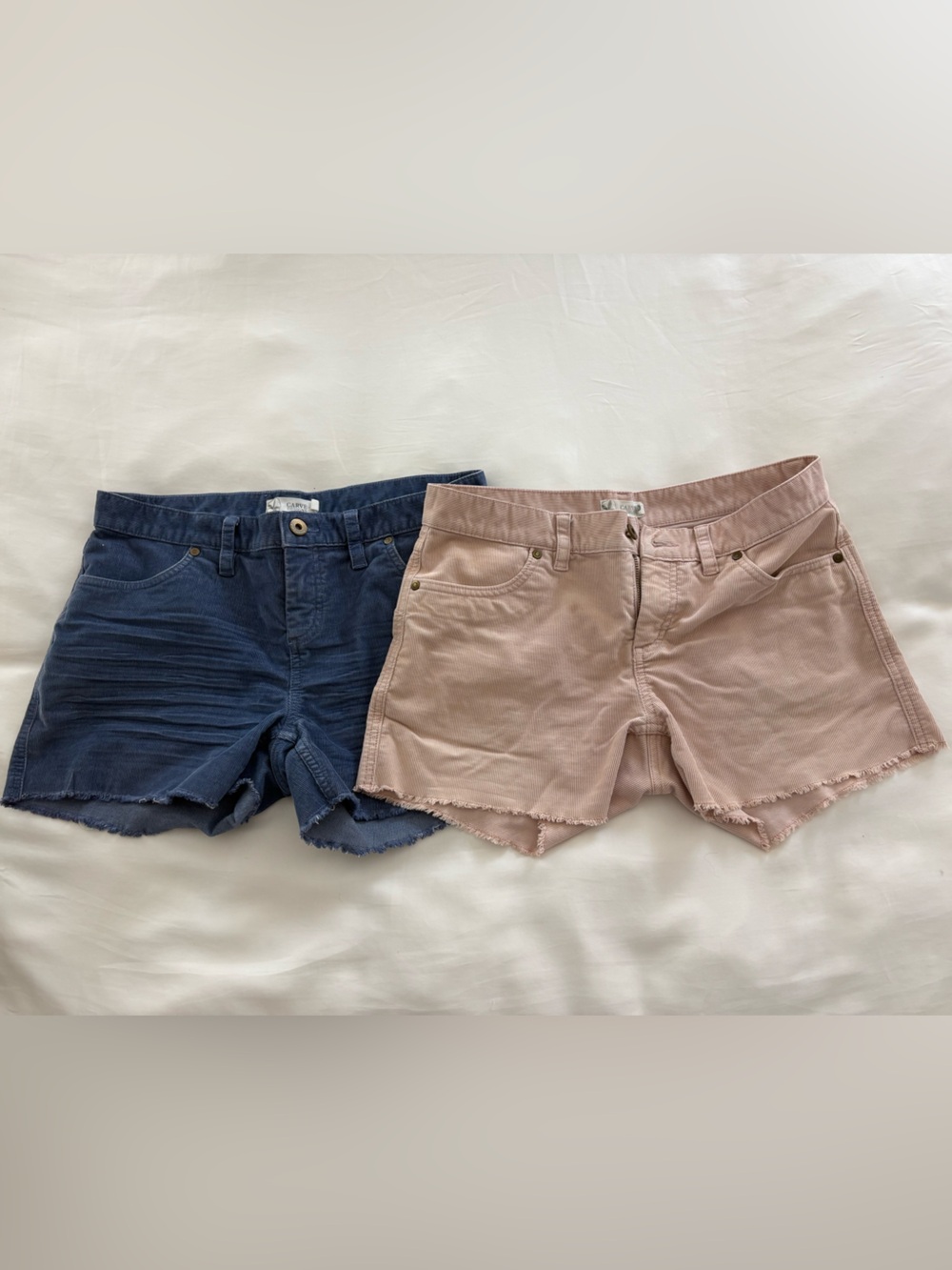 Carve Designs 4” Oahu Shorts in Blue and Blush